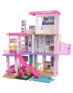 Barbie DreamHouse Dollhouse with Pool, Slide, Elevator, Lights & Sounds 3.75′