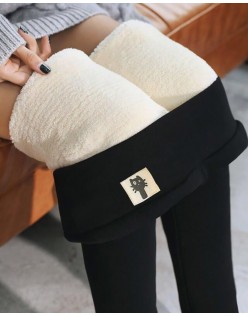 Cat Print High Waist Super Thick Cashmere  gings